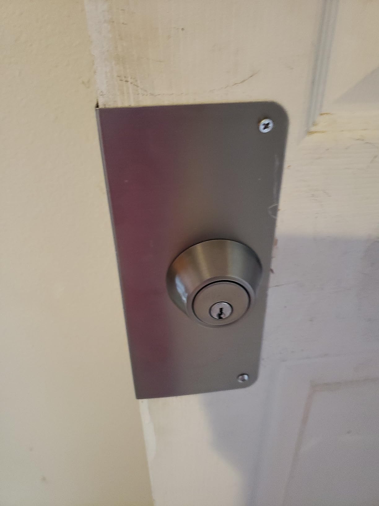 Prime-Line U 9585 Stainless Steel Lock and Door Reinforcement Plate customer photo 1