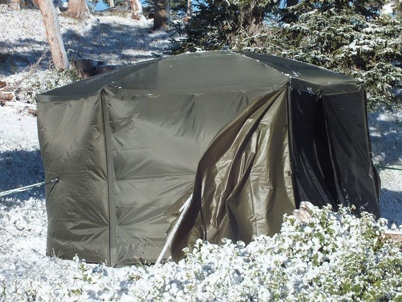 Clam Escape Screen Tent | 11.5 Ft Pop Up Gazebo - Green 6-Person Shelter | Instant Screen Tent for Camping, Patios, Tailgating and Backyard Use with No-See-Um Mesh, Weather Protection, and Room for 6 customer photo 1