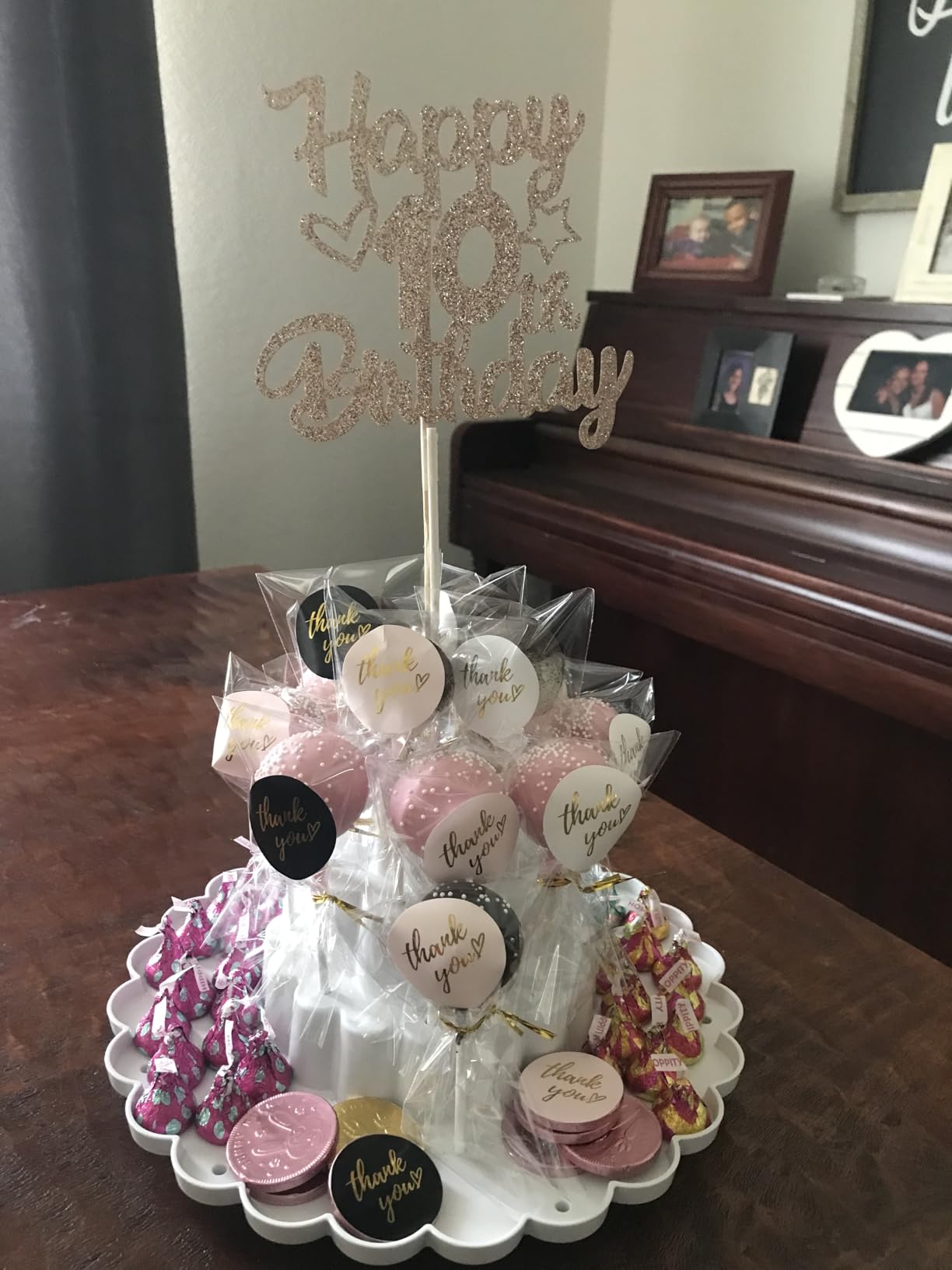 Nordic Ware Tiered Cake Pop Display Stand, White, Holds 37 pieces customer photo 1