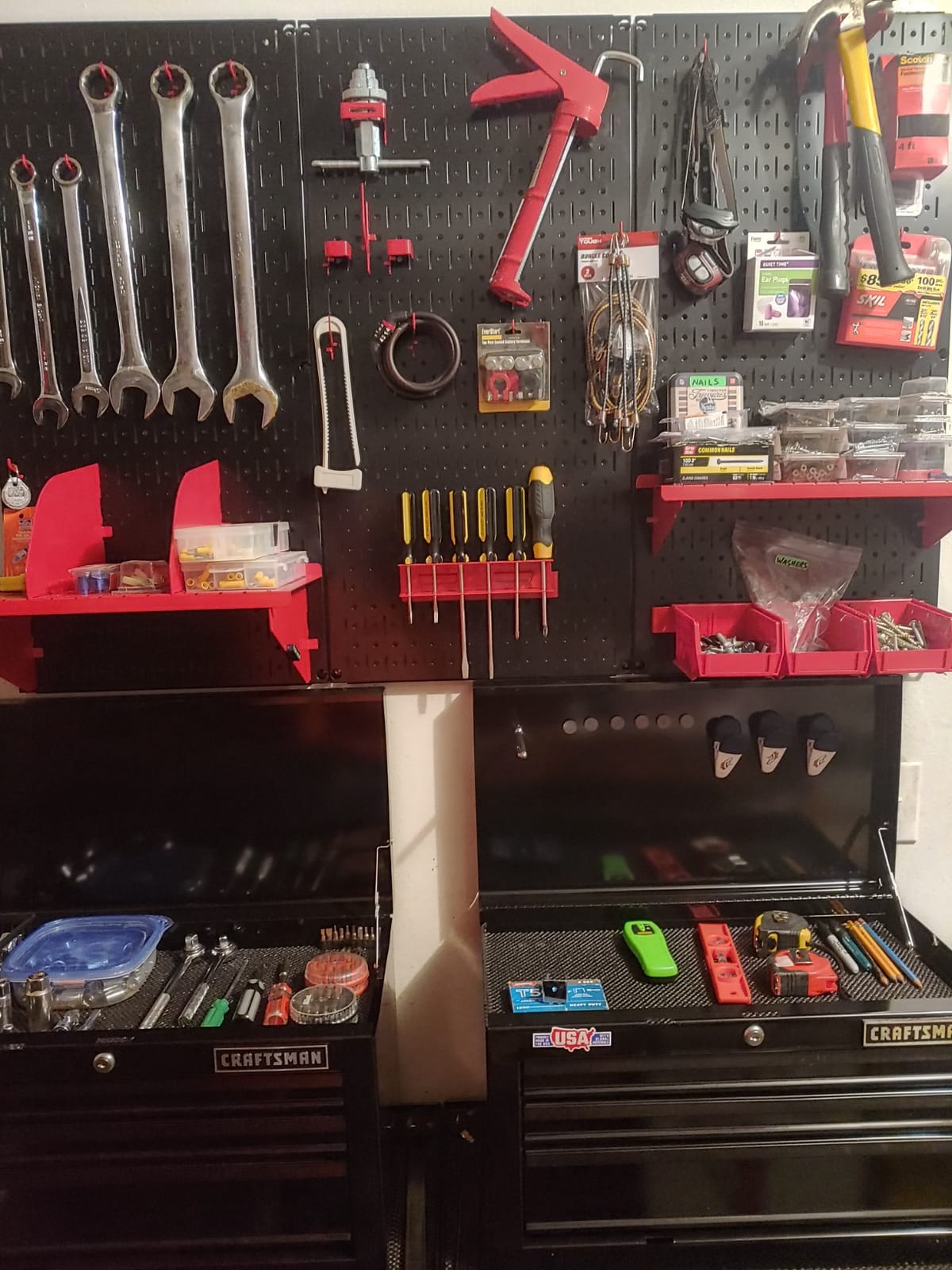 Wall Control KT-400-WRK B Slotted Tool Board Workstation Accessory Kit for Wall Control Pegboard Only, Black customer photo 2