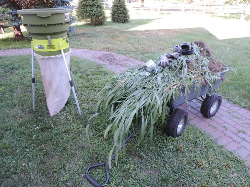 Sun Joe Corded Leaf Mulcher Shredder with Adjustable Control Dial, 8,000 RPM, 13-Amp Motor - Portable Electric Mulching and Shredding Machine for Lawn Care, SDJ616 customer photo 2