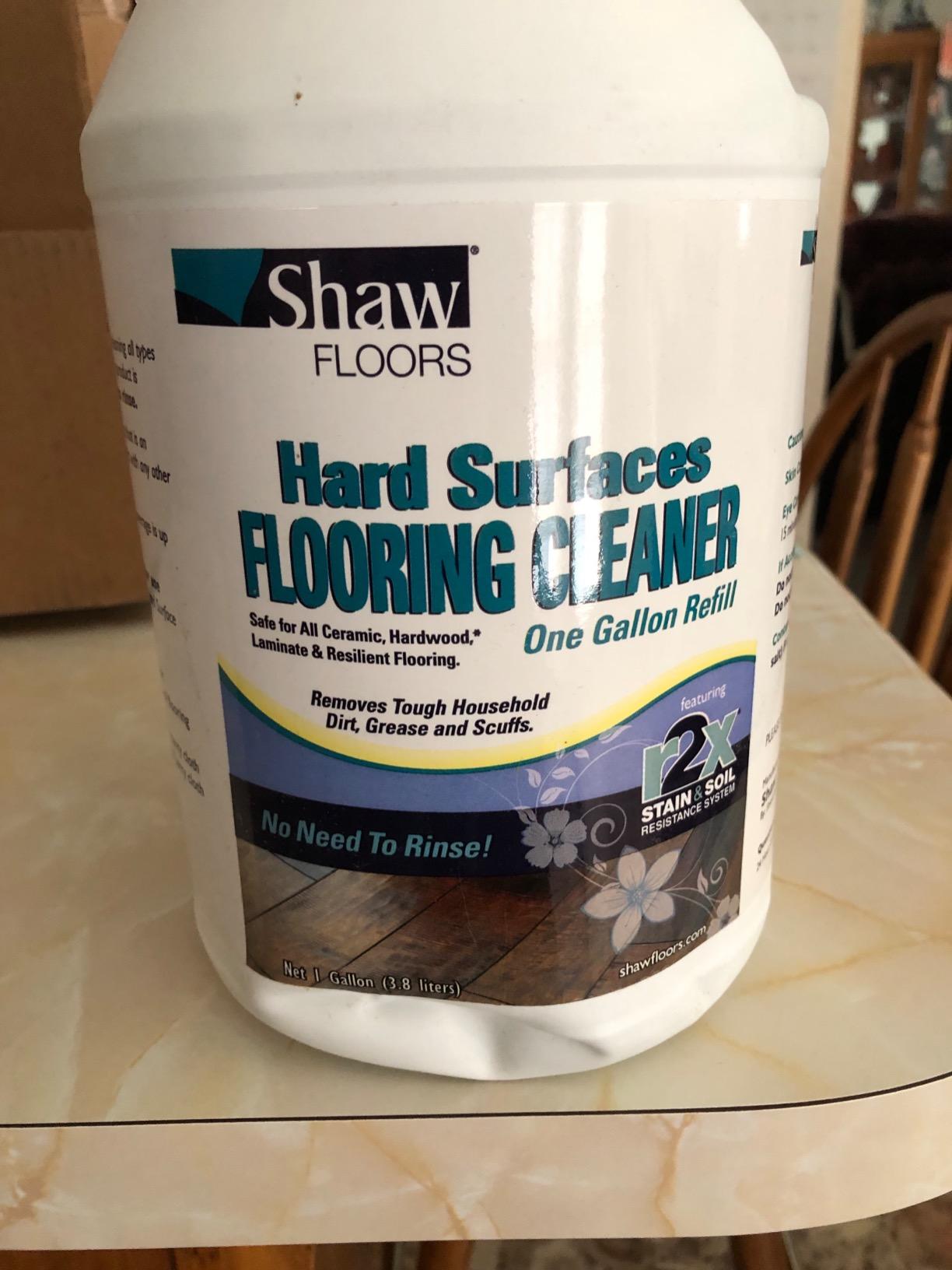 Shaw Floors R2X Hard Surfaces Flooring Cleaner Ready to Use No Need to Rinse Refill 1 Gallon customer photo 1