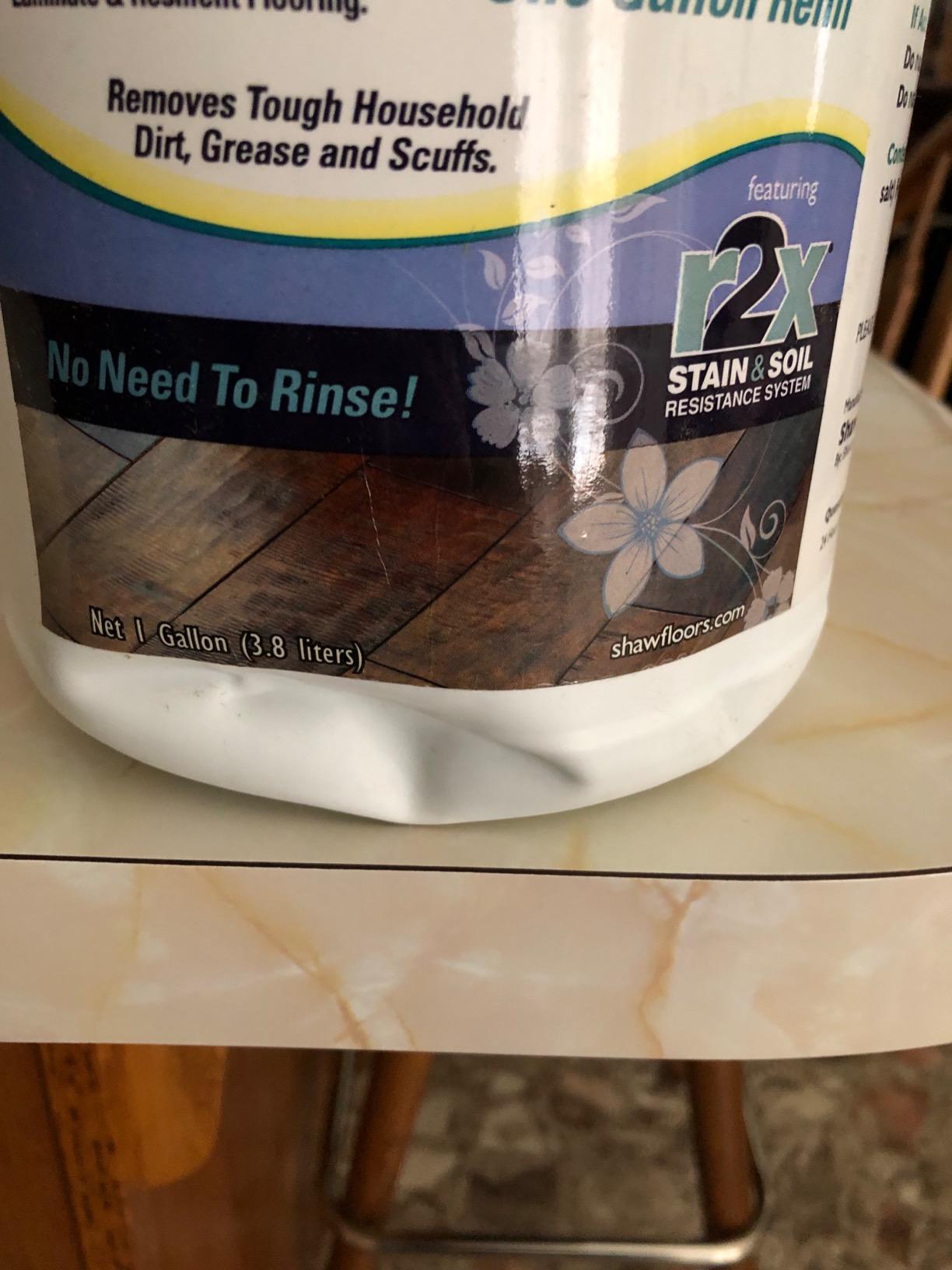 Shaw Floors R2X Hard Surfaces Flooring Cleaner Ready to Use No Need to Rinse Refill 1 Gallon customer photo 2