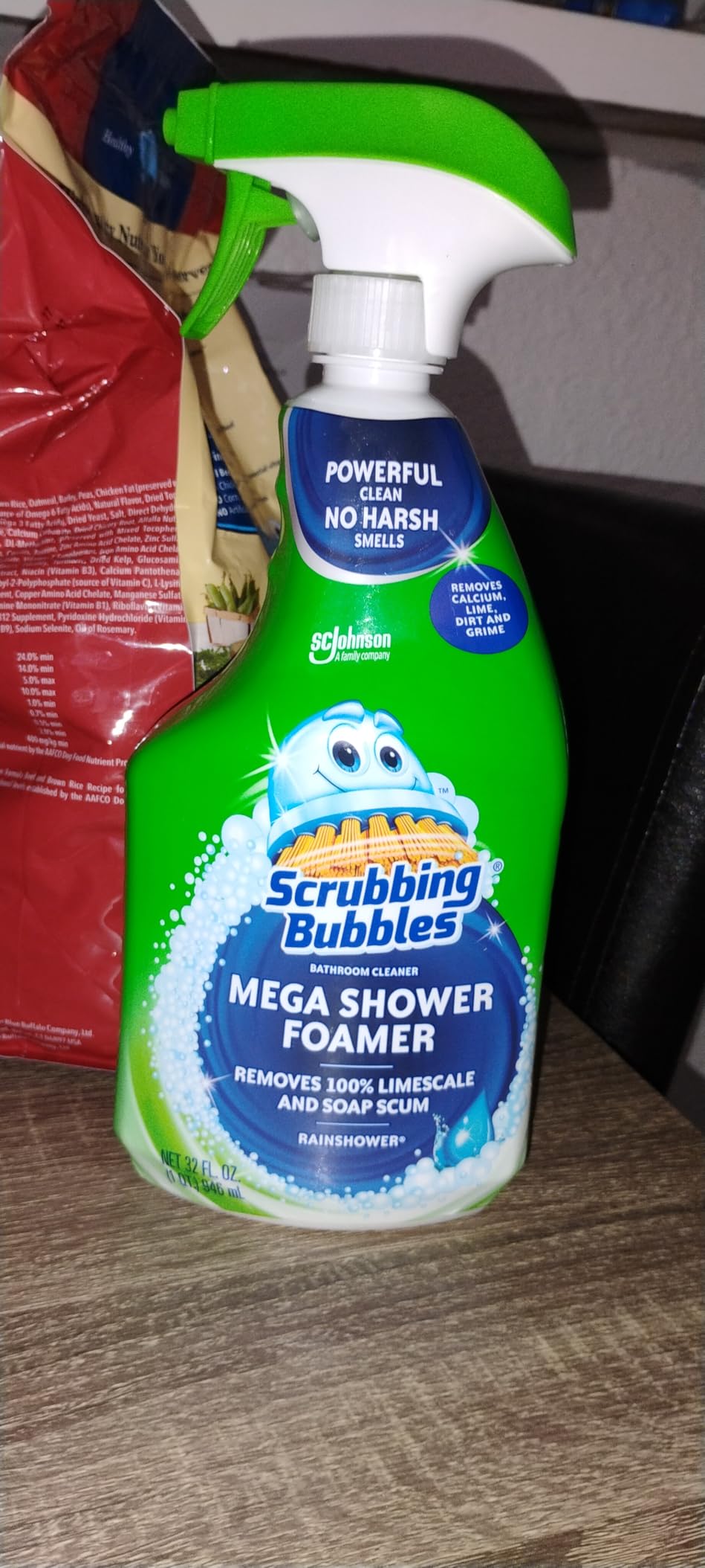 Scrubbing Bubbles Mega Bathroom and Shower Cleaner Spray, Foaming Action Removes Limescale and Soap Scum, Rainshower Scent, 32oz customer photo 2