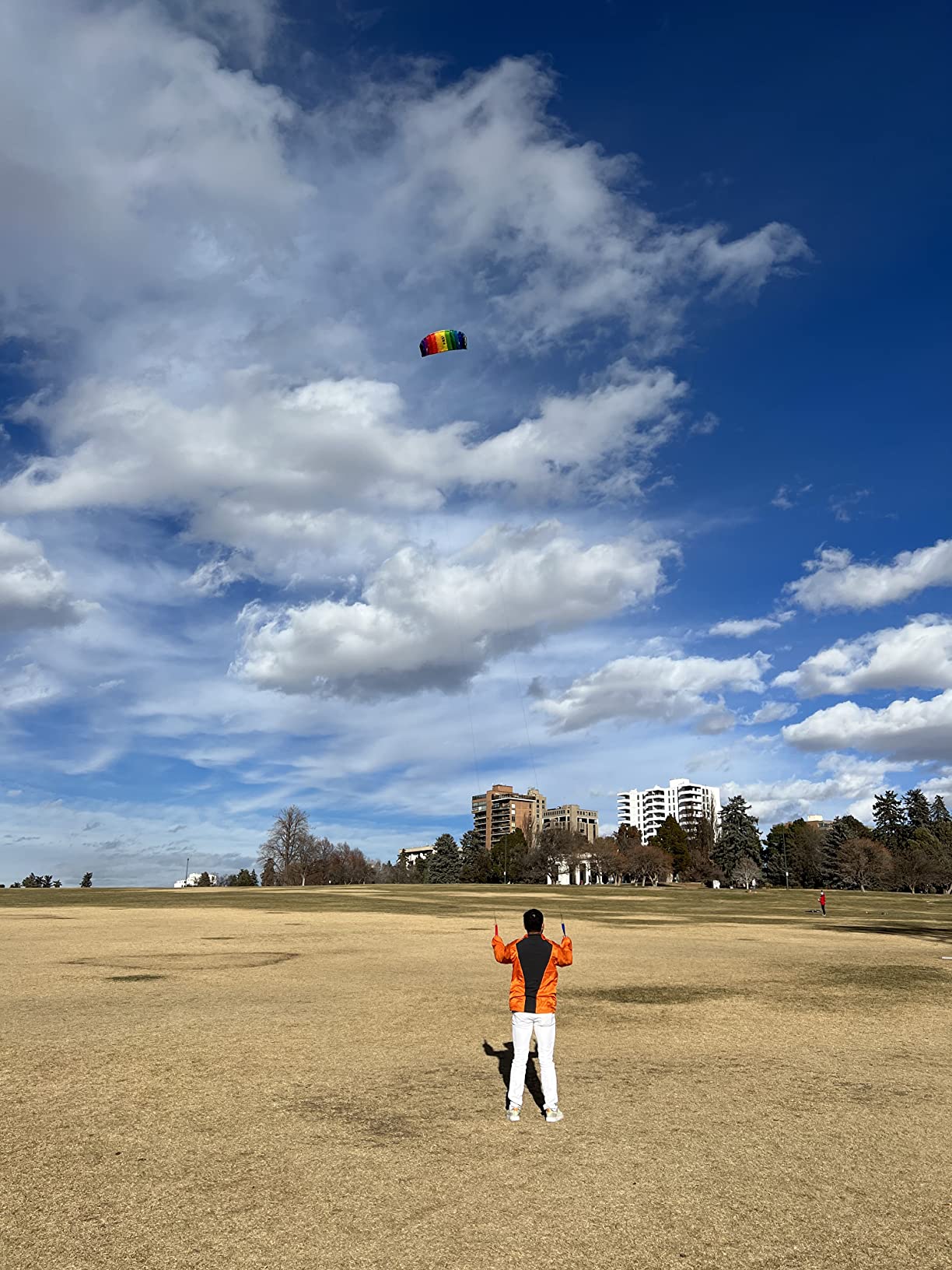 HQ Symphony Beach III 2.2 Stunt Kite, Rainbow, Dual Line Foil Sport Kite customer photo 1