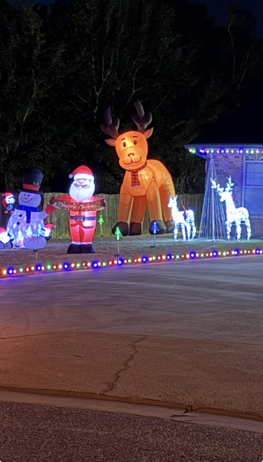 15 FT Tall Jumbo Christmas Inflatable Reindeer | Giant Outdoor Yard Blow-Up, Built-in Lights, Self-Inflating Blower, Weather-Resistant Material customer photo 1