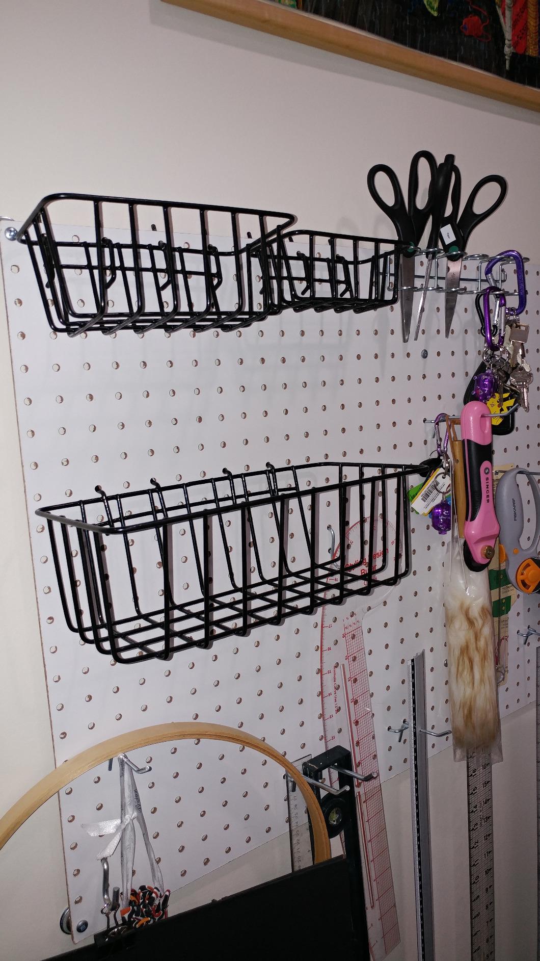 Dorman Hardware 4-9845 Assorted Pegboard Wire Basket Set, Pack of 3 customer photo 2