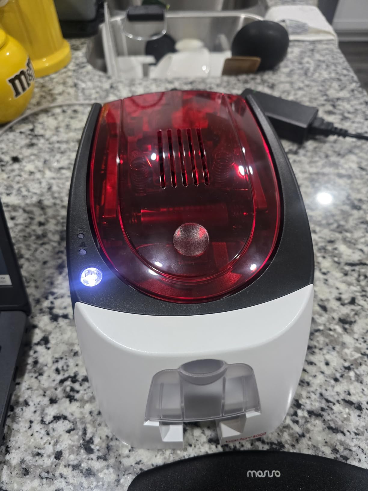 Badgy100 Plastic Card Printer with Badge Studio - ID Design Software for Full Color, Custom, Tamper Proof ID Badges customer photo 2