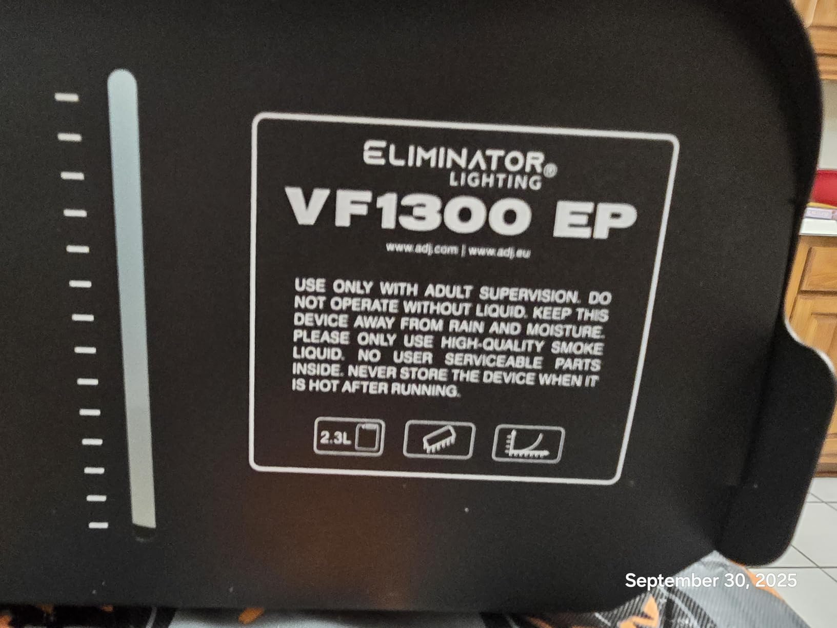 ADJ Products VF 1300 1300W Compact Value Fogger customer photo 1