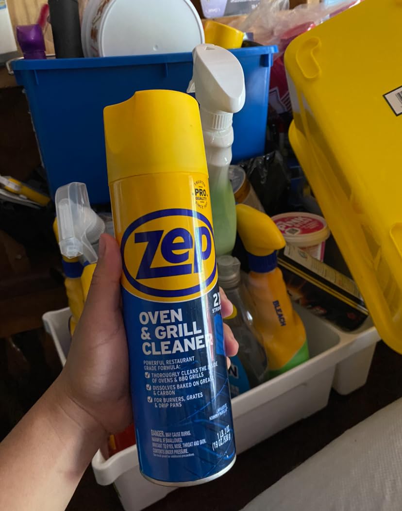 Zep Heavy-Duty Oven and Grill Cleaner - 19 oz (Case of 2) ZUOVGR19 - Dissolves Grease on Contact, on Burners, Grates and Drip Pans customer photo 2