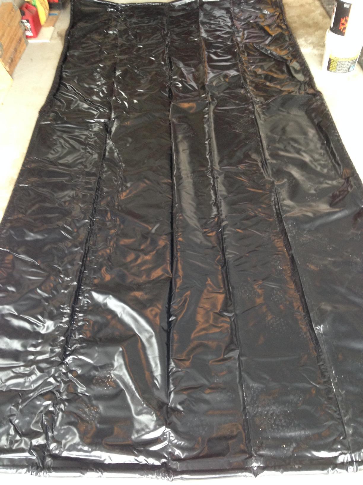 AutoFloorGuard Garage Containment Mat, Mid-Size Vehicles, 7.75 Ft x 18 Ft | Heavy-Duty PVC, Water-Tight Welded Seams, Raised Perimeter Edge, Catches Snow, Ice & Mud, Includes Telescoping Squeegee customer photo 2