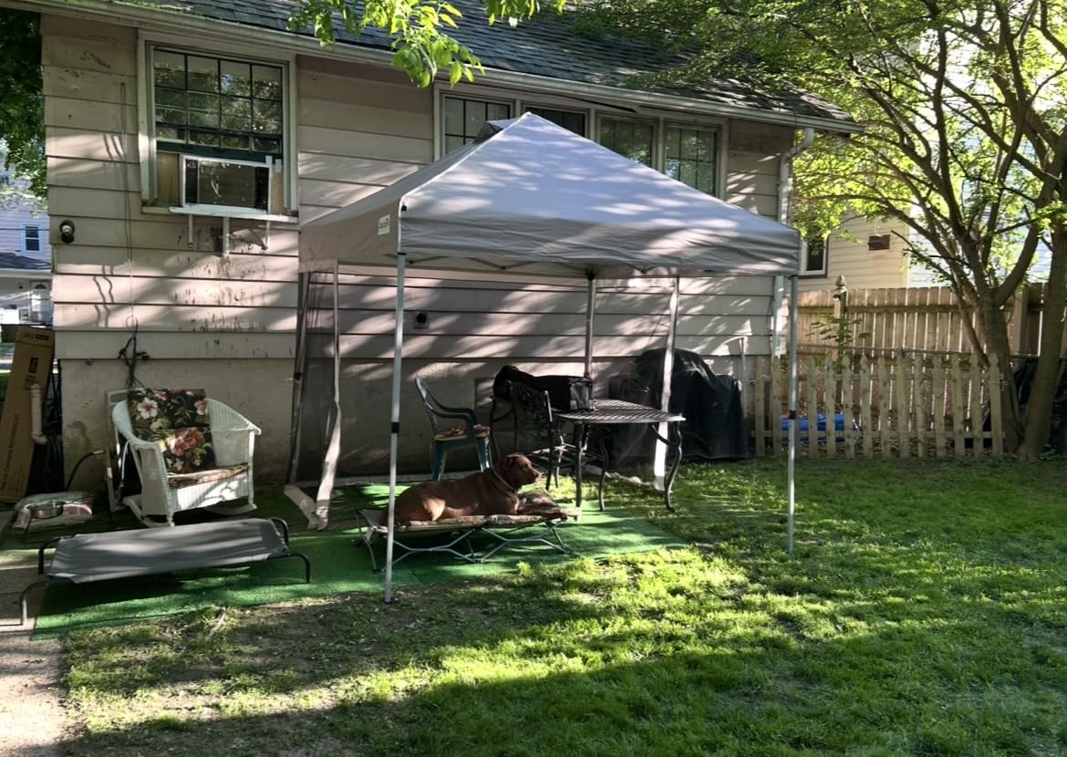 Quictent 10'x10' Pop up Screened Canopy Tent with Mosquito Netting | Portable Easy up Outdoor Screen House Shelter for Patio, Camping and Picnic, Includes Wheeled Carry Bag customer photo 1