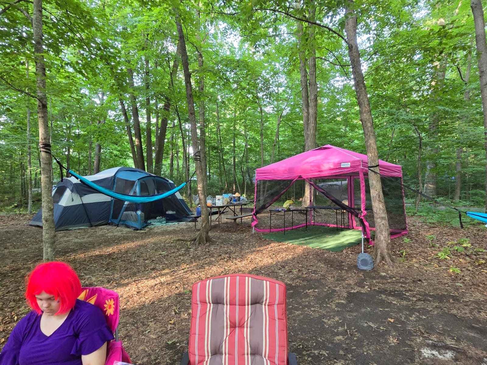 Quictent 10'x10' Pop up Screened Canopy Tent with Mosquito Netting | Portable Easy up Outdoor Screen House Shelter for Patio, Camping and Picnic, Includes Wheeled Carry Bag customer photo 2