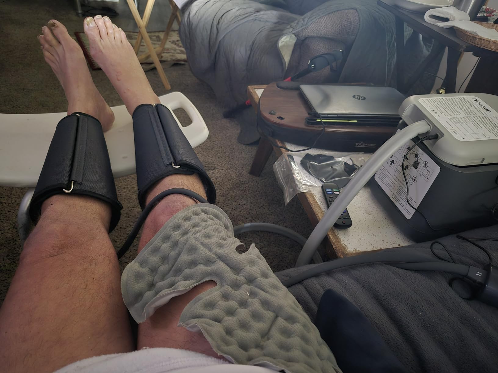 Cold Rush Compact Therapy Ice Machine - Cryotherapy System for Pain Relief & Cold Compression - Post-Surgery & Injury Recovery - with Replacement Cryo Cuff Pads (with Shoulder Pad Large) customer photo 1
