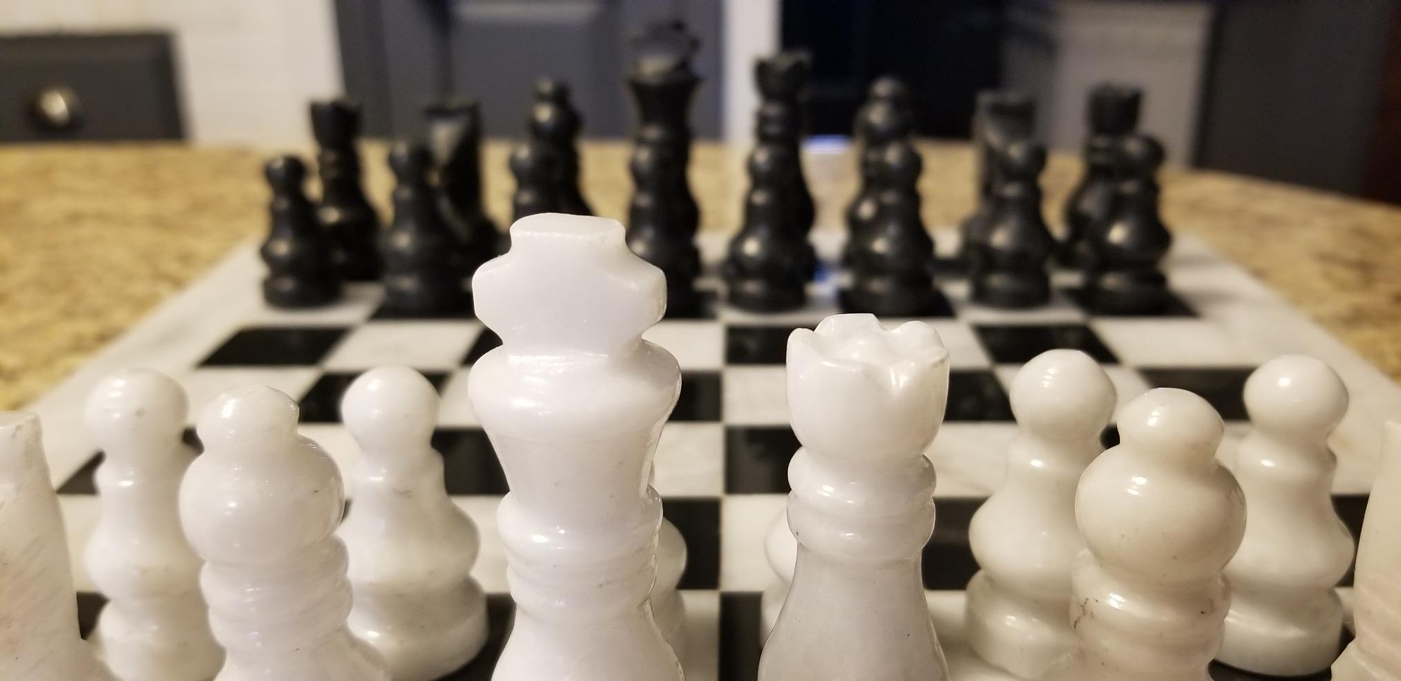 Radicaln Marble Chess Set 12'' Inches White and Black Handmade Luxury Board Games for Adults, Ideal Marble Chess Board Game Set & Chess Pieces for Home Decor customer photo 2