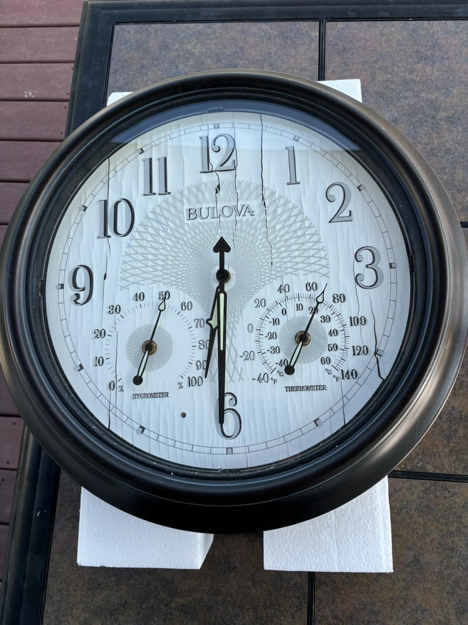 Bulova Weather Master Wall Clock C4813 | 18