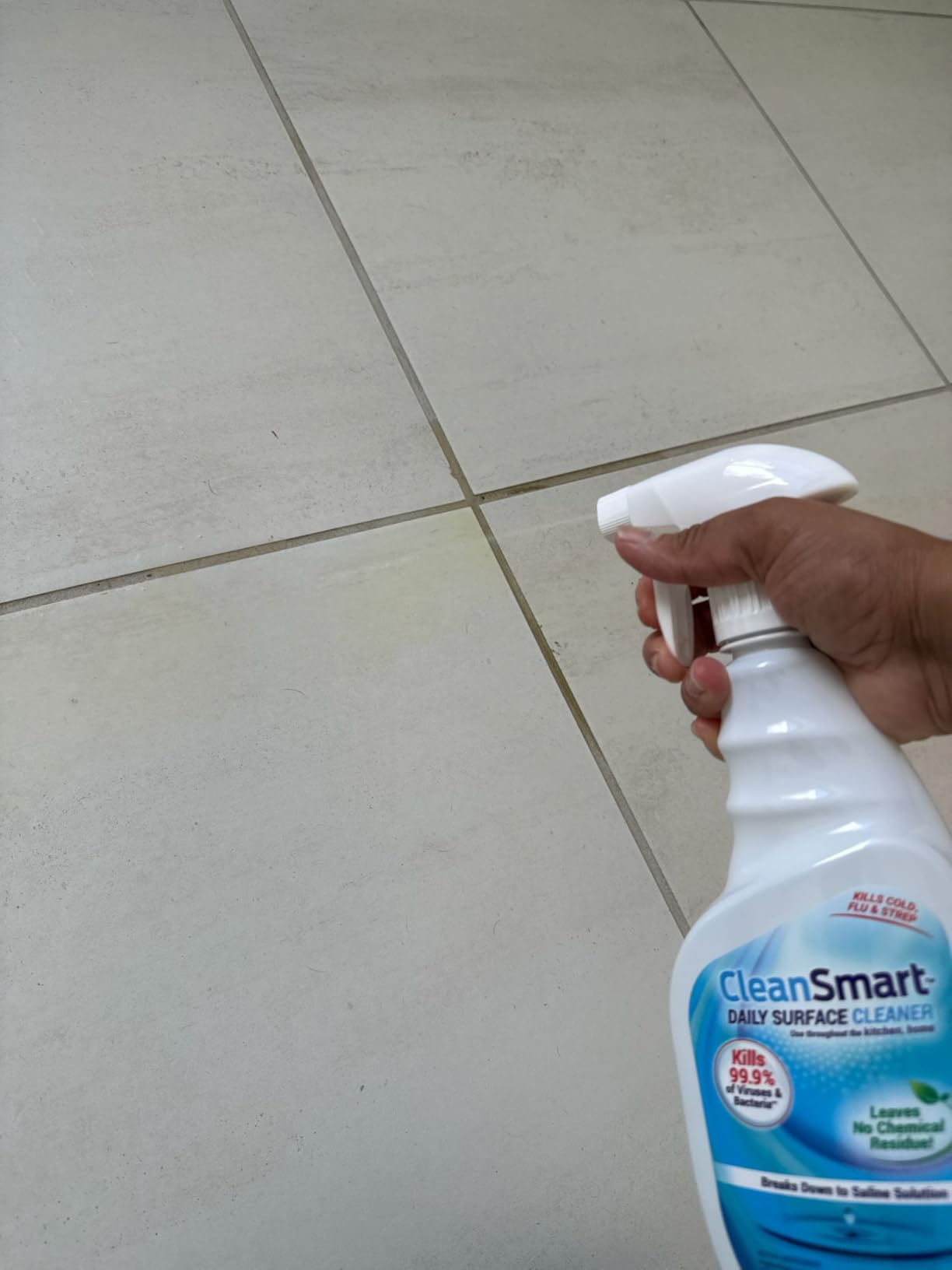 CleanSmart Daily Surface Cleaner Disinfectant Travel Size, 2 oz (3 pack) | Hypochlorous Acid Spray Kills 99.9% of Viruses and Bacteria, No Harsh Residue, Food Contact Surface Sanitizer, No Rinse customer photo 1