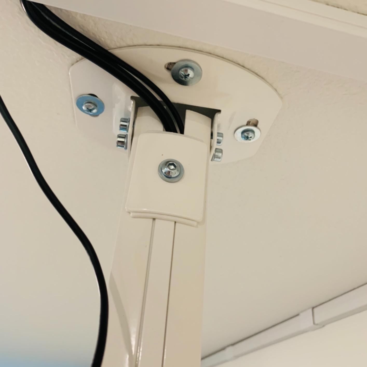 VIVO Universal Extending Ceiling Projector Mount, Height Adjustable Projection, White, MOUNT-VP02W customer photo 2