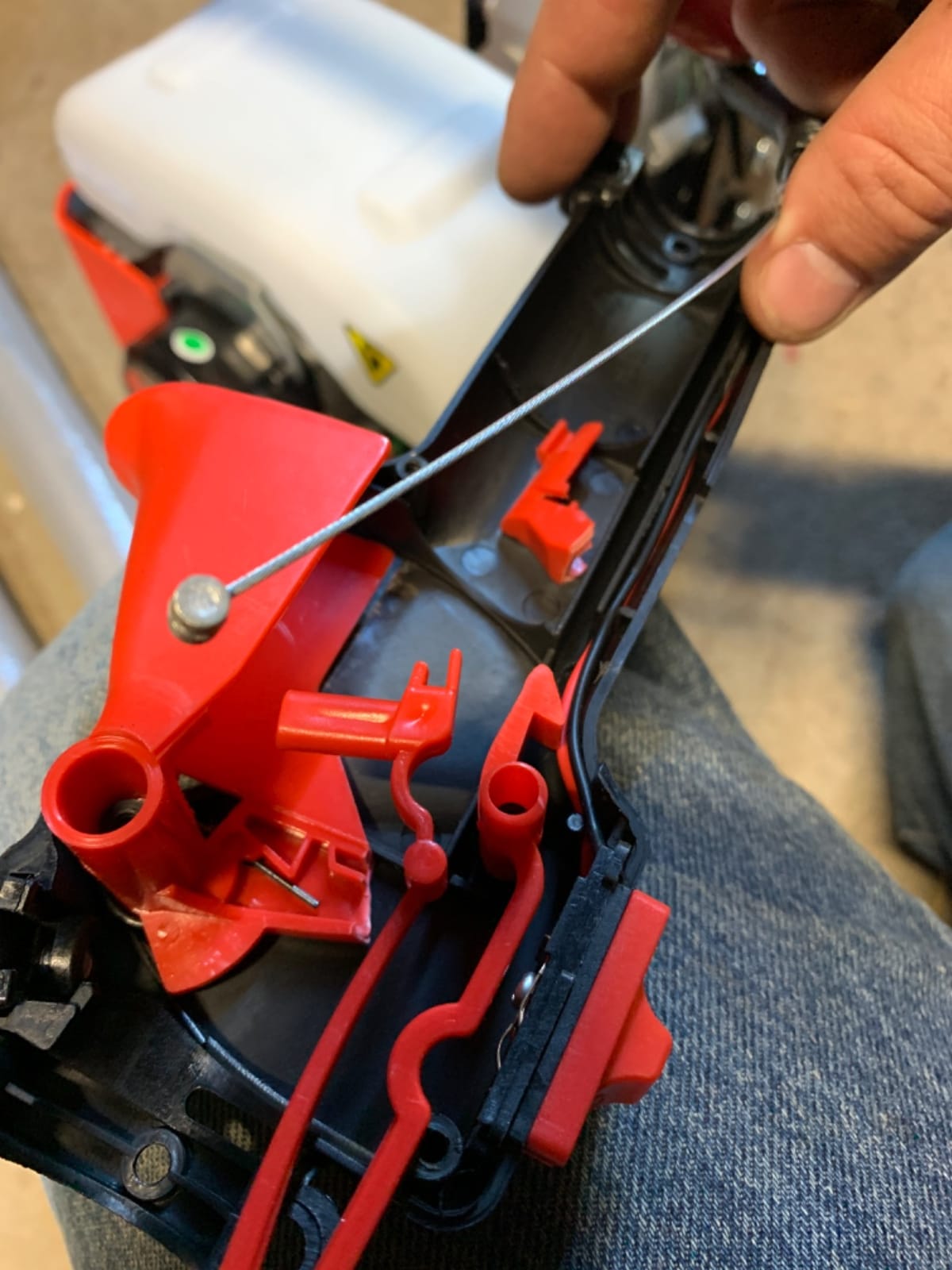 XtremepowerUS 2.3HP Post Hole Digger V-Type Gasoline 2-Stroke 55cc Auger Earth Fence Hole Digger Digging Drill for Fence, Farmland and Garden (Powerhead Only) customer photo 1