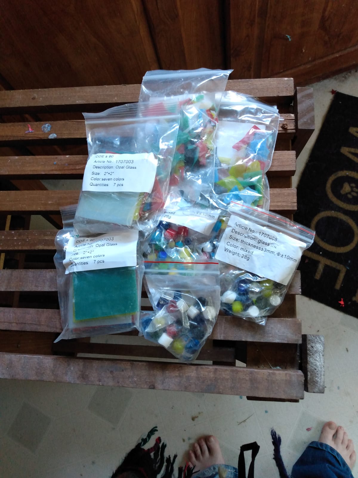 476g (10 Bags) Coe90 Fusing Glass for Microwave Kiln customer photo 1