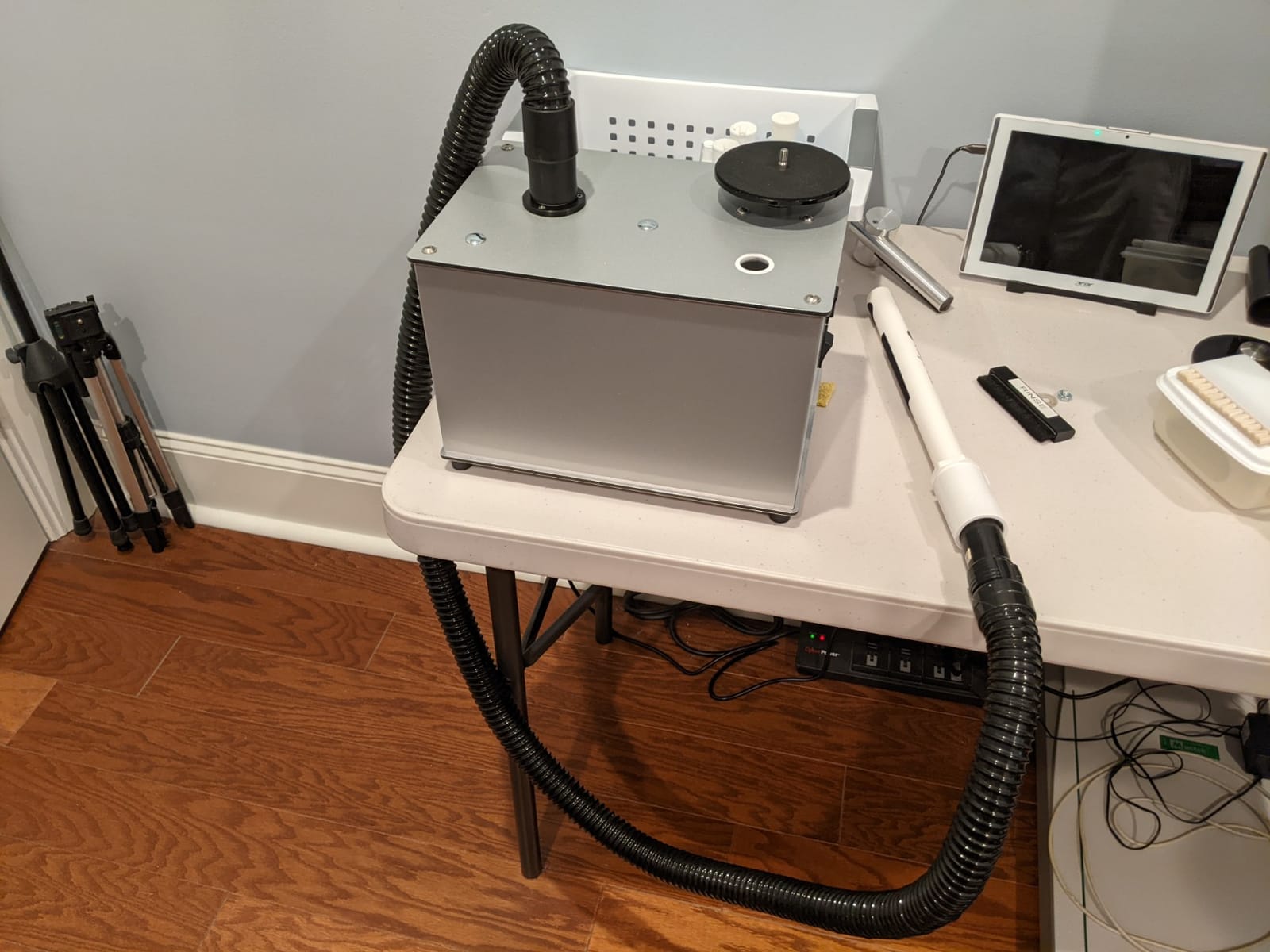 33 - Vinyl Record Cleaning Kit- Record Vacuum Wand for Deep Cleaning (Attaches to Your Wet Dry Vacuum Hose, U.S. Standard 1.25