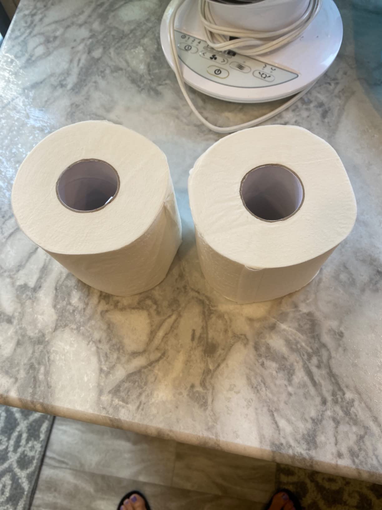 Septic Tank Safe Toilet Tissue for Campers and RVs Biodegradable Marine Toilet Paper for Boats, Fragrance-Free 2-Ply RV Toilet Paper (4 Rolls, 500 Sheets Each) customer photo 2
