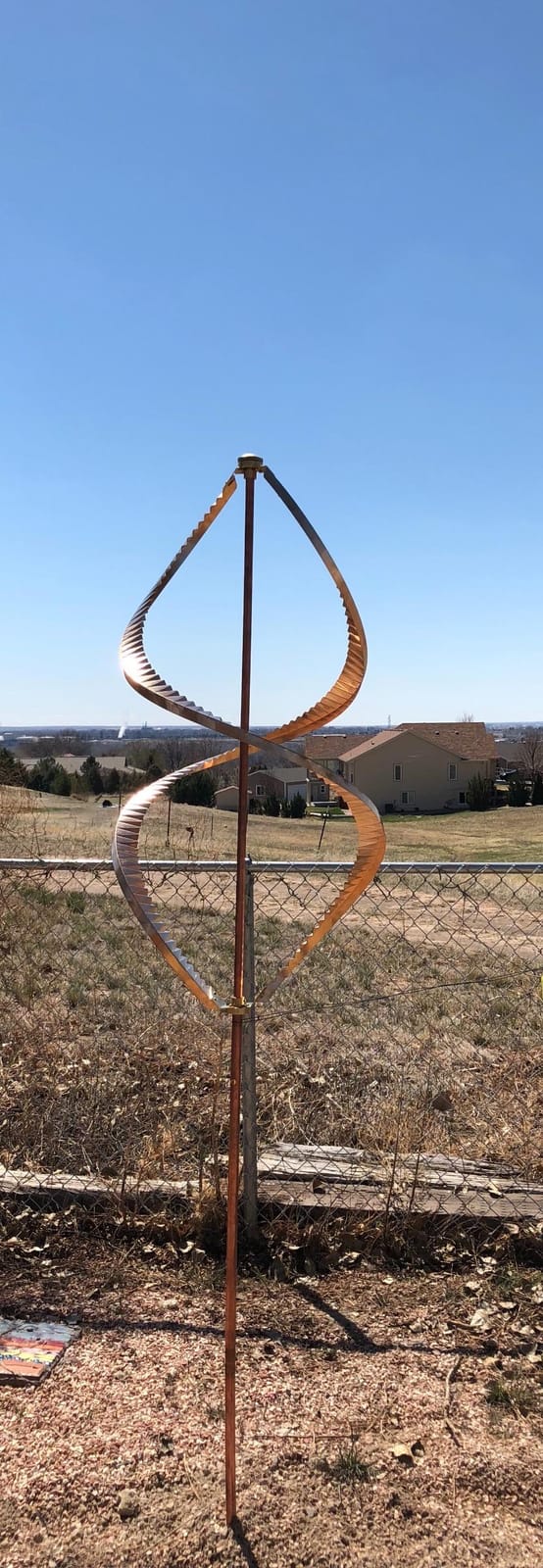 Kinetic Dual Helix Spinner, One Size, Copper customer photo 2