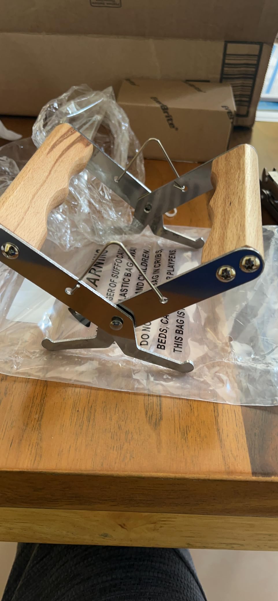 WEICHUAN Stainless Steel Beekeeping Frame Grip | Bee Hive Frame Gripper, Holder and Lifter Tool with Wooden Handle for Beekeeeper customer photo 1
