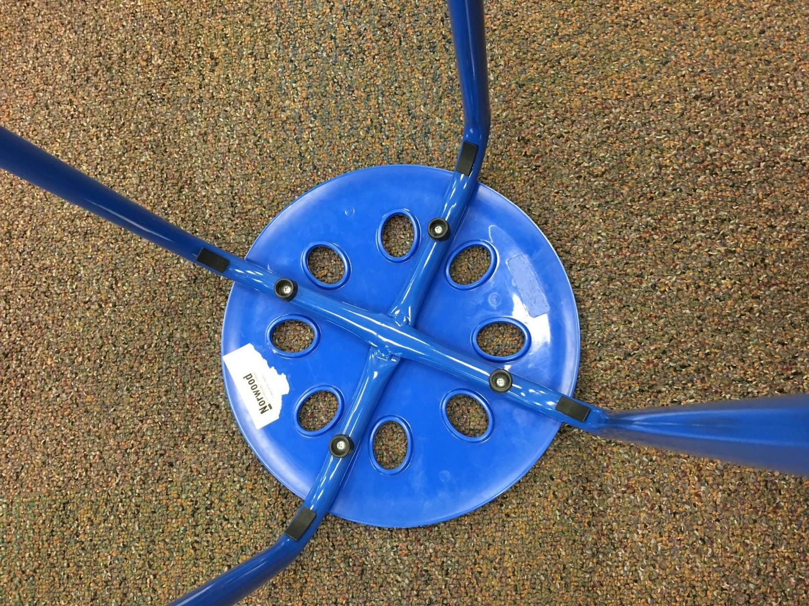 Norwood Commercial Furniture Stacking Stools for Kids and Adults, 17.75