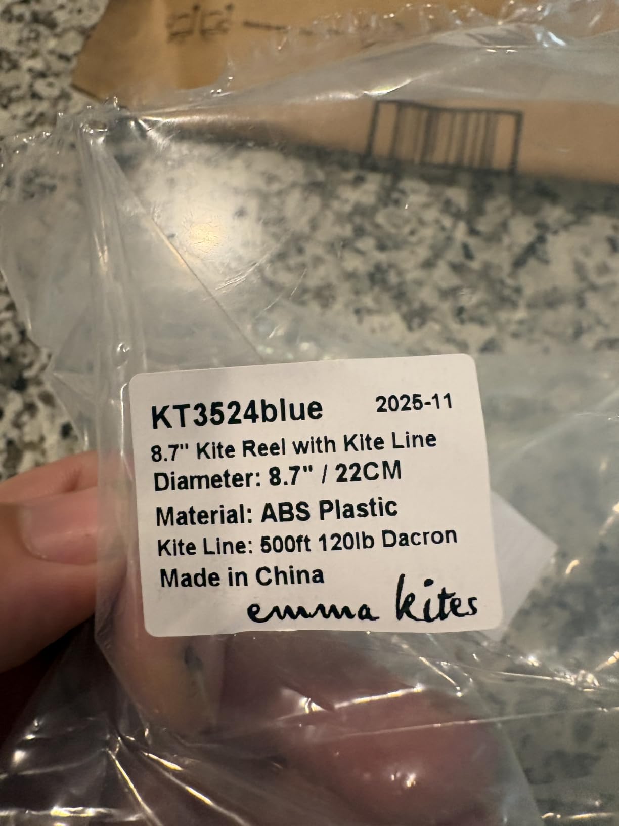 emma kites Lockable Kite Reel Winder 8.7inches(Dia) Smooth Rotation Ball Bearing Tool for Single Line Kite Flying customer photo 1