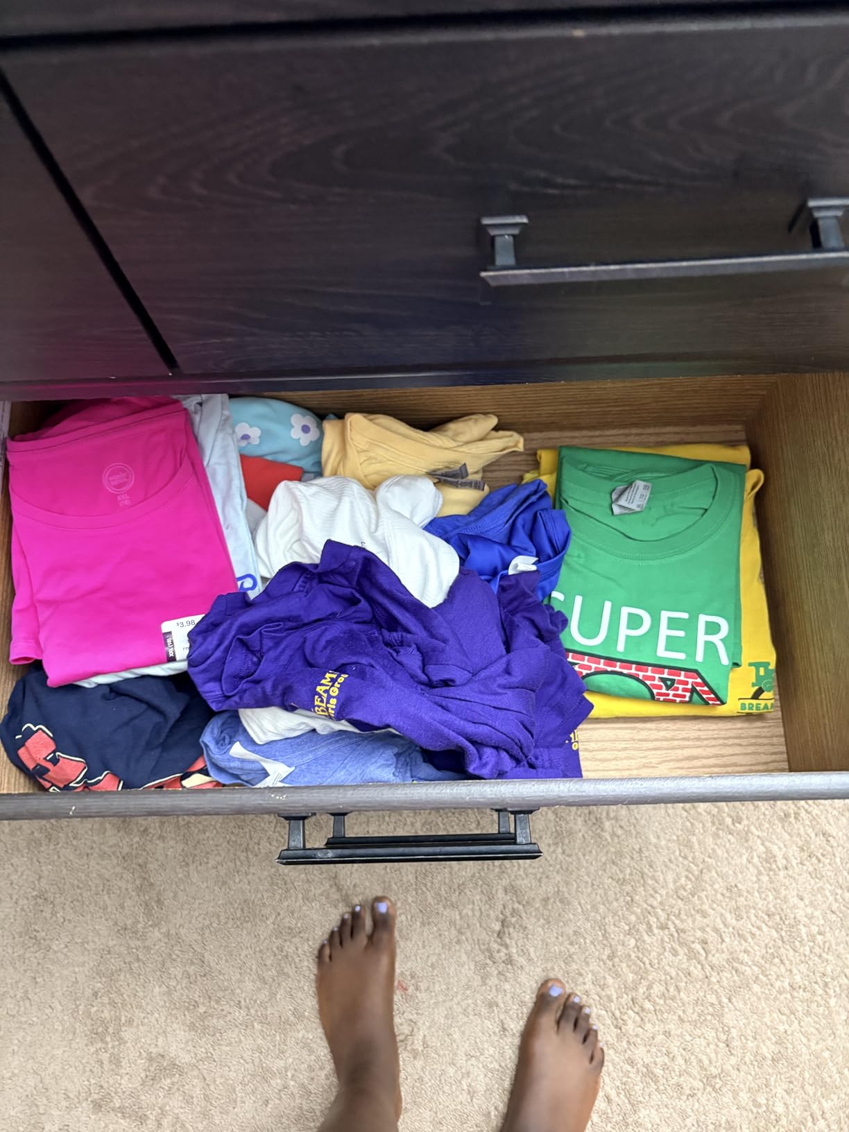 BoxLegend Shirt Folder Board Tshirt Clothes Folder Folding Board Durable Laundry Sorter Helper Liner, Blue customer photo 2