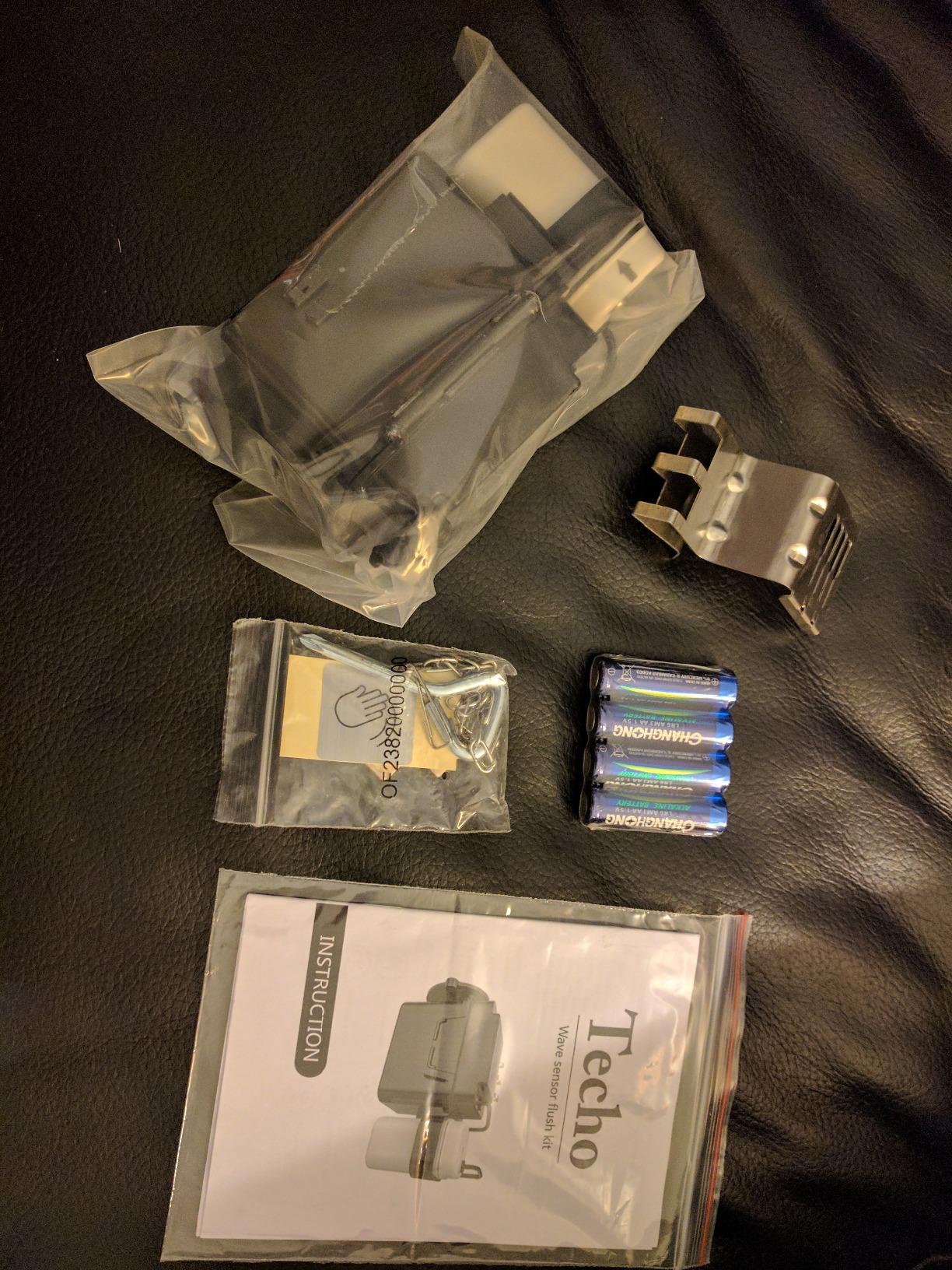 Techo Touchless Toilet Flush Kit, Adjustable Sensor, 1256315 Adapt k1954, Automatic Toilet Flusher - Easy to Install customer photo 1