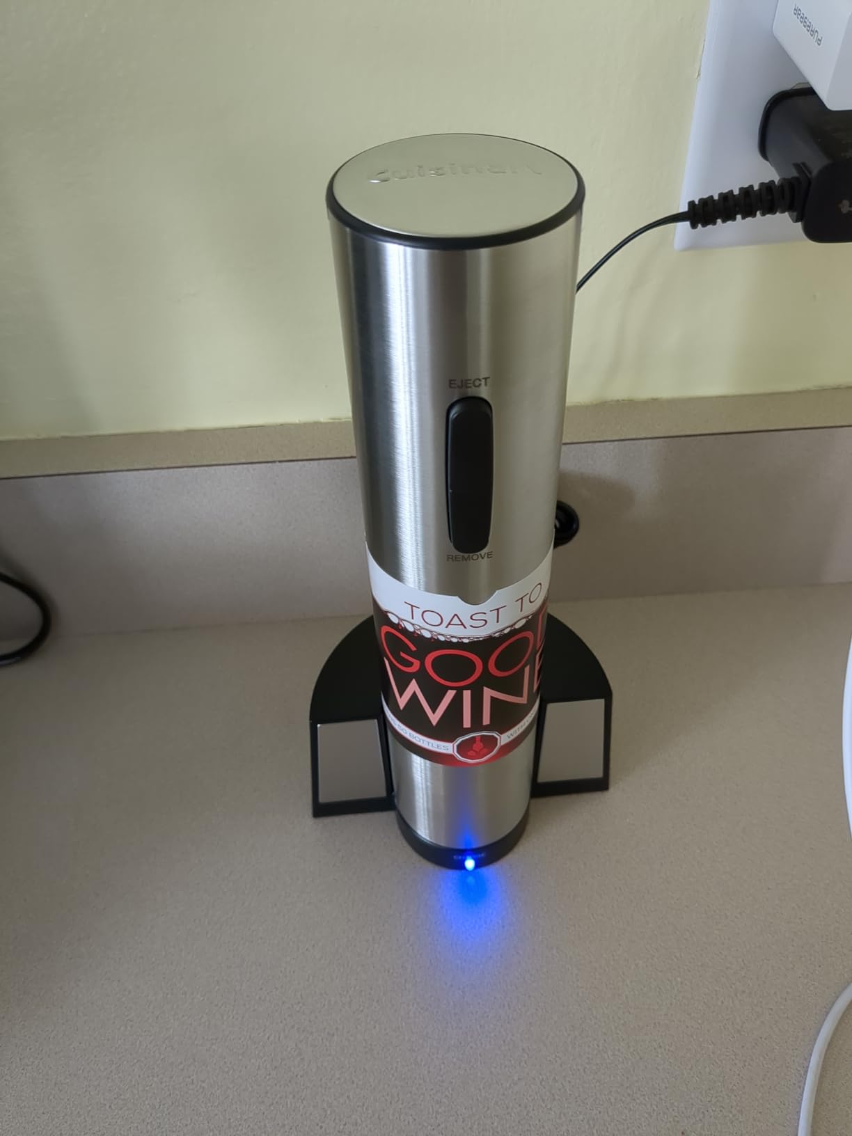 Cuisinart CWO-25 Electric Wine Opener, Stainless Steel customer photo 1