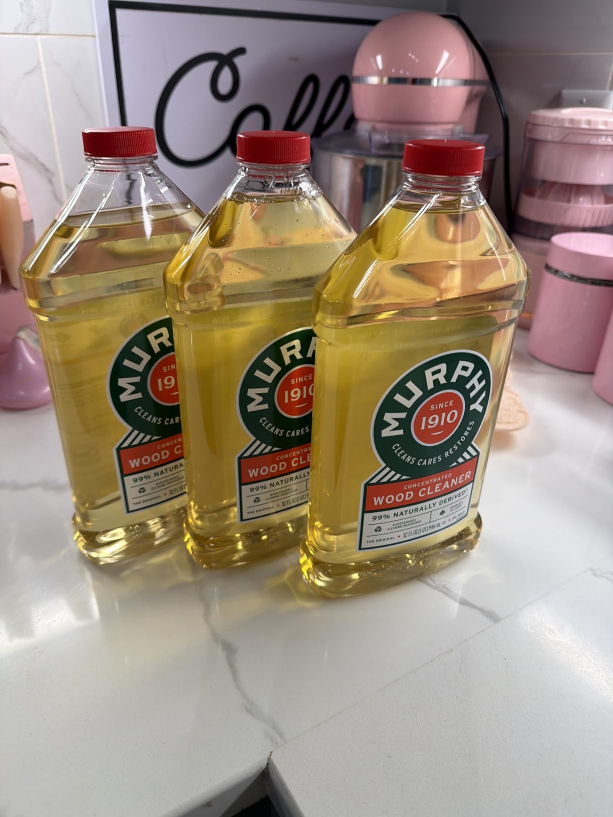 Murphy Oil Soap Wood Cleaner, Citronella Oil Scent, 32 fl oz (3 Pack) customer photo 1