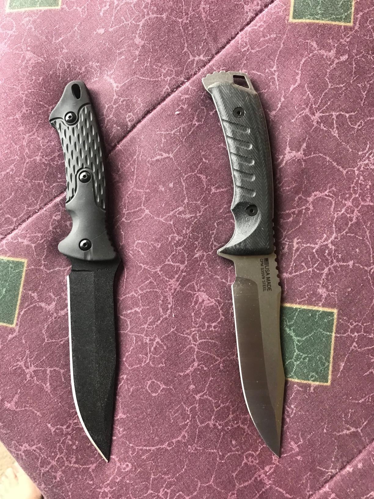 SOG Pillar Fixed Blade Knife - Full Tang 5 Inch S35VN Steel Blade Survival Knife, w/ Linen Micarta Handle and Kydex Sheath, Made in the USA (UF1001-BX) customer photo 2