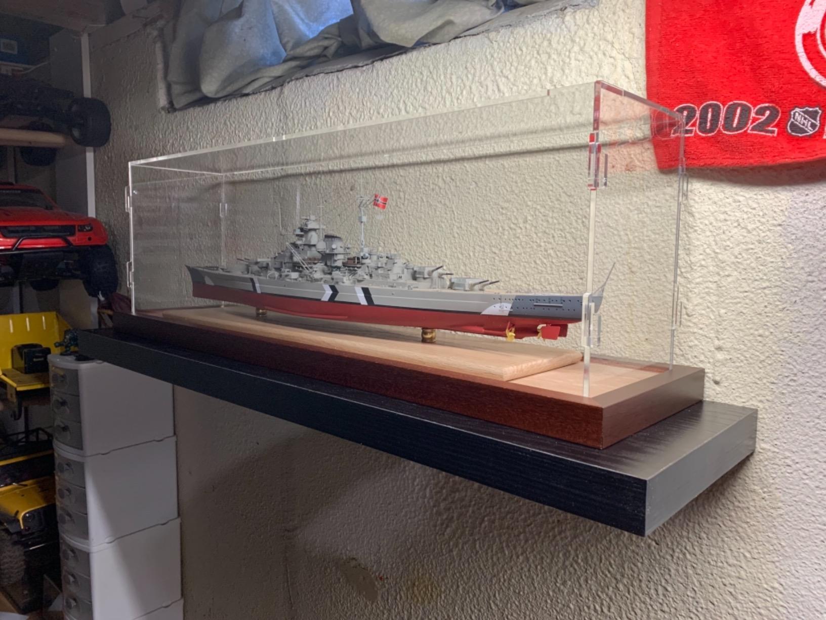 30 x 6 x 12 Clear Acrylic Display Case for LGB and G Scale Trains 1/32 Ocean Liner, Cruise Ships customer photo 1