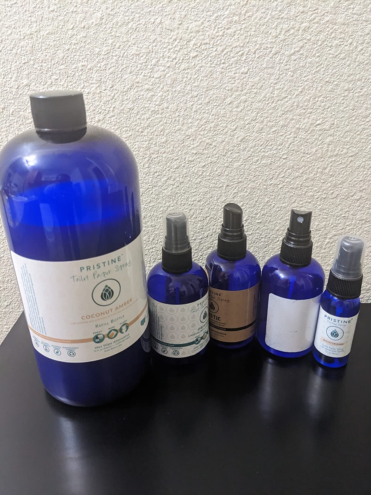 PRISTINE Toilet Paper Spray, Flushable Wipe Alternative, Seen on Shark Tank | Spray on Toilet Paper, Bidet & Wet Wipe Alternative, Plant-Based Personal Cleansing Spray, Made in USA, Original 4oz customer photo 2