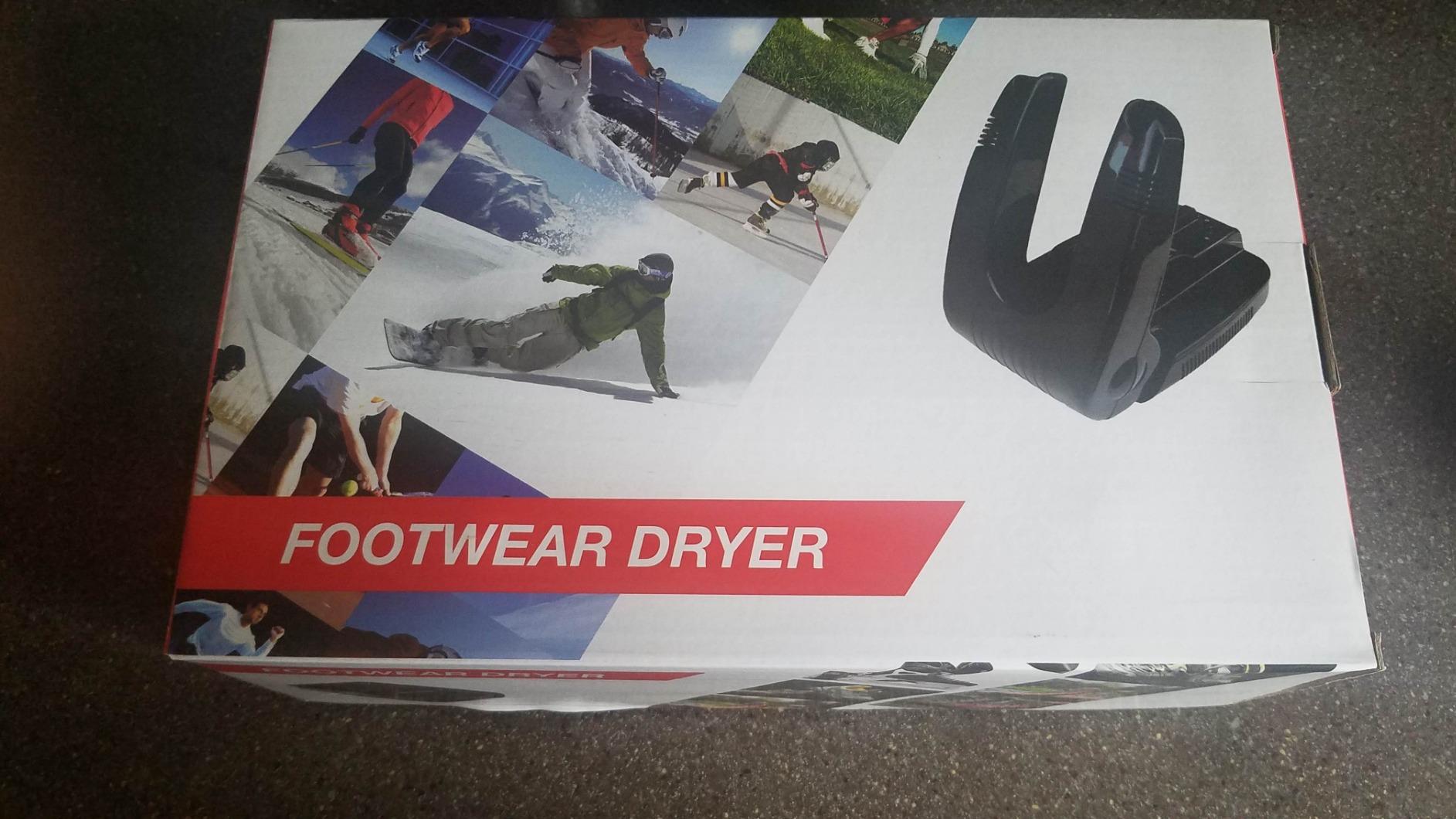 Portable Work Boot Dryer,Foldable Shoe Dryer for Gloves Shoes | Foldable portable design, 2-hour timer, quickly heat drying, nice for leather, sports shoes, travel-friendly for work boots customer photo 1