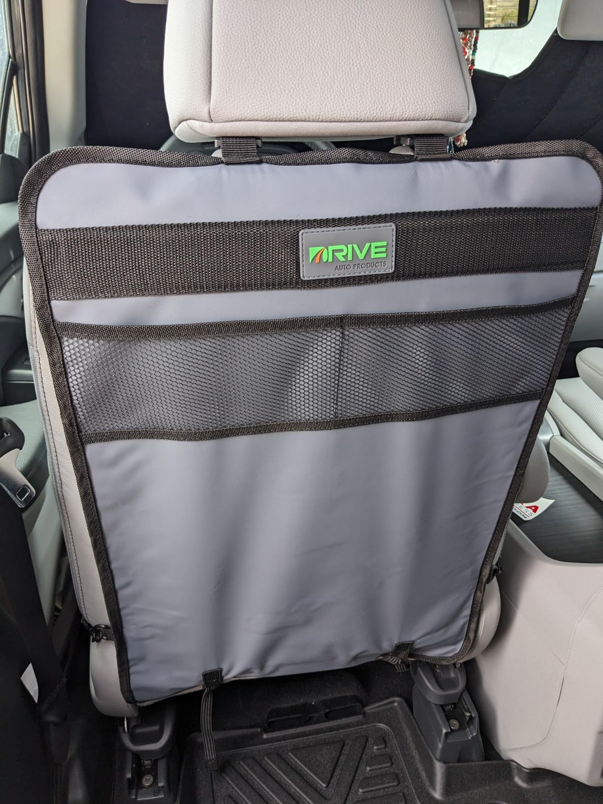 DRIVE AUTO PRODUCTS - 2 Pack Car Seat Back Protectors, Reversible Kick Mats - Black customer photo 1