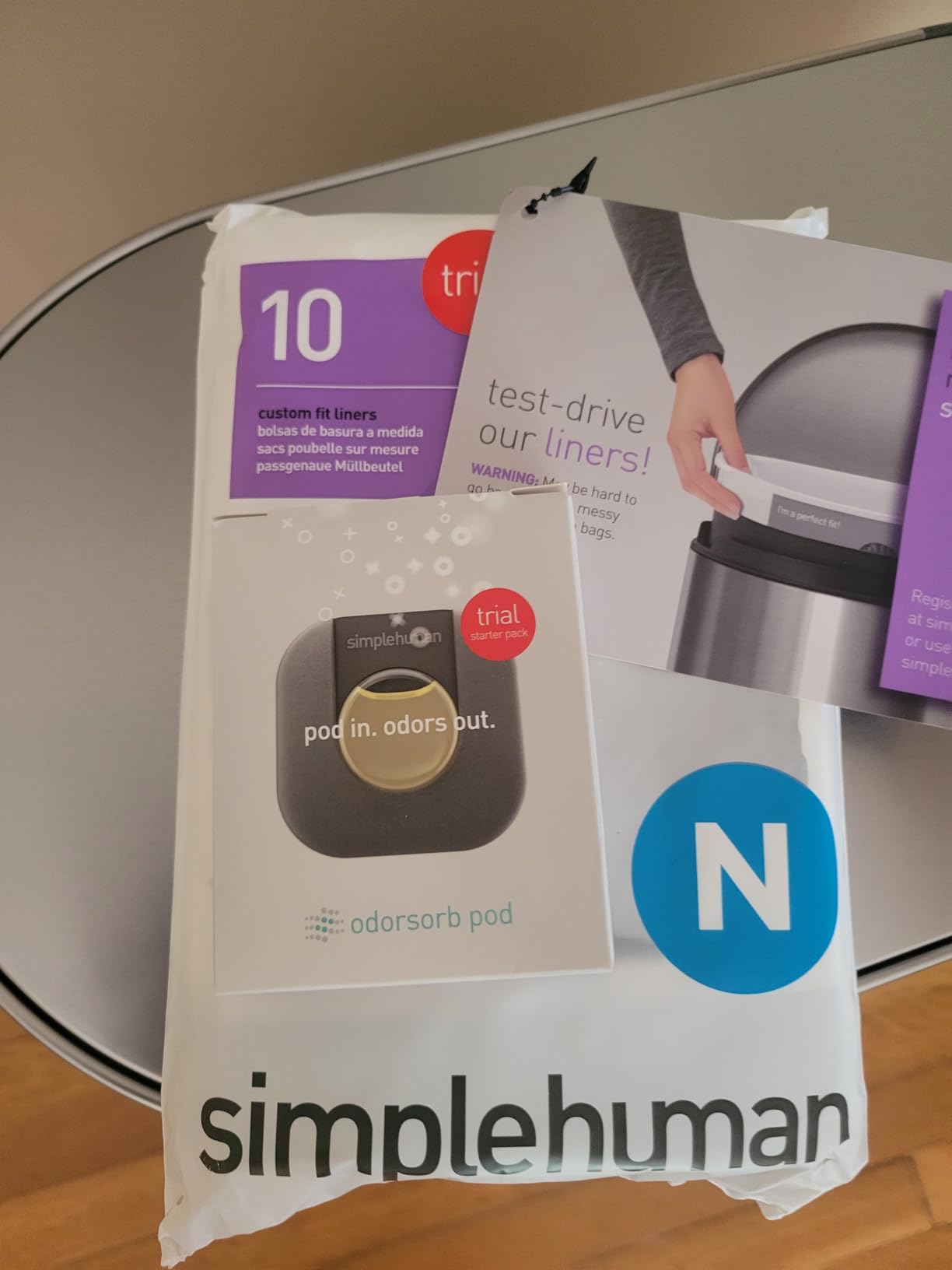 simplehuman 45 Liter / 12 Gallon Slim Hands-Free Kitchen Step Trash Can, Brushed Stainless Steel customer photo 1