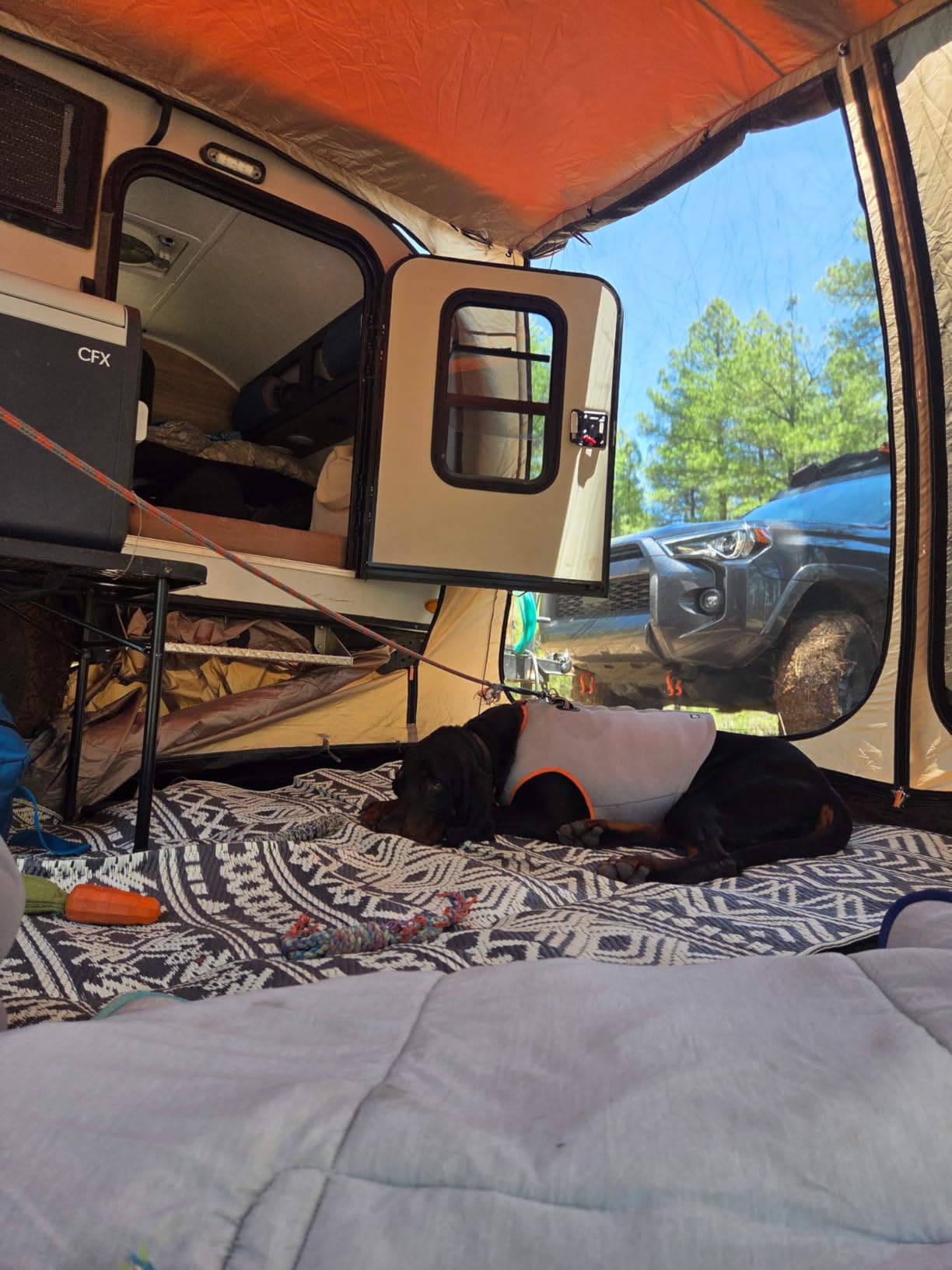 ARB Awning Room Accessory, 2500mm x 2500mm, 300D Oxford Polyester | Waterproof Floor, Ventilated Mesh Roof, UV Protected, Midge-Proof Mesh Panels customer photo 1