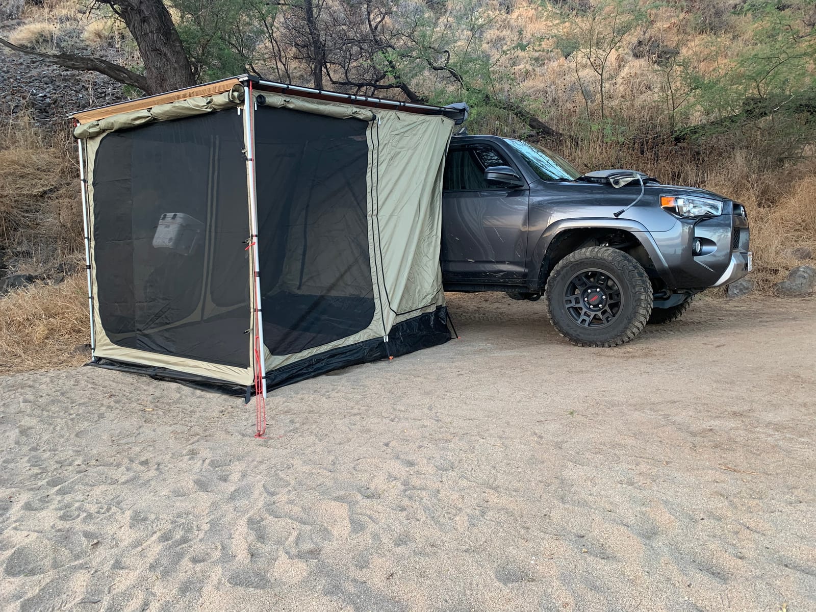 ARB Awning Room Accessory, 2500mm x 2500mm, 300D Oxford Polyester | Waterproof Floor, Ventilated Mesh Roof, UV Protected, Midge-Proof Mesh Panels customer photo 2