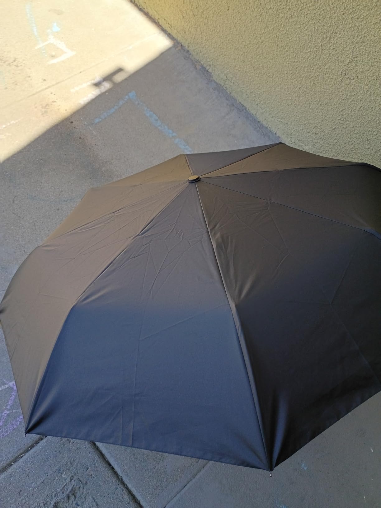 SY COMPACT Travel Umbrella - Windproof Automatic Compact Umbrella for Rain, Lightest 8-Rib, Small, Strong & Portable, Durable Grip, Fits Backpack & Car, Factory Direct (UV Available) customer photo 1