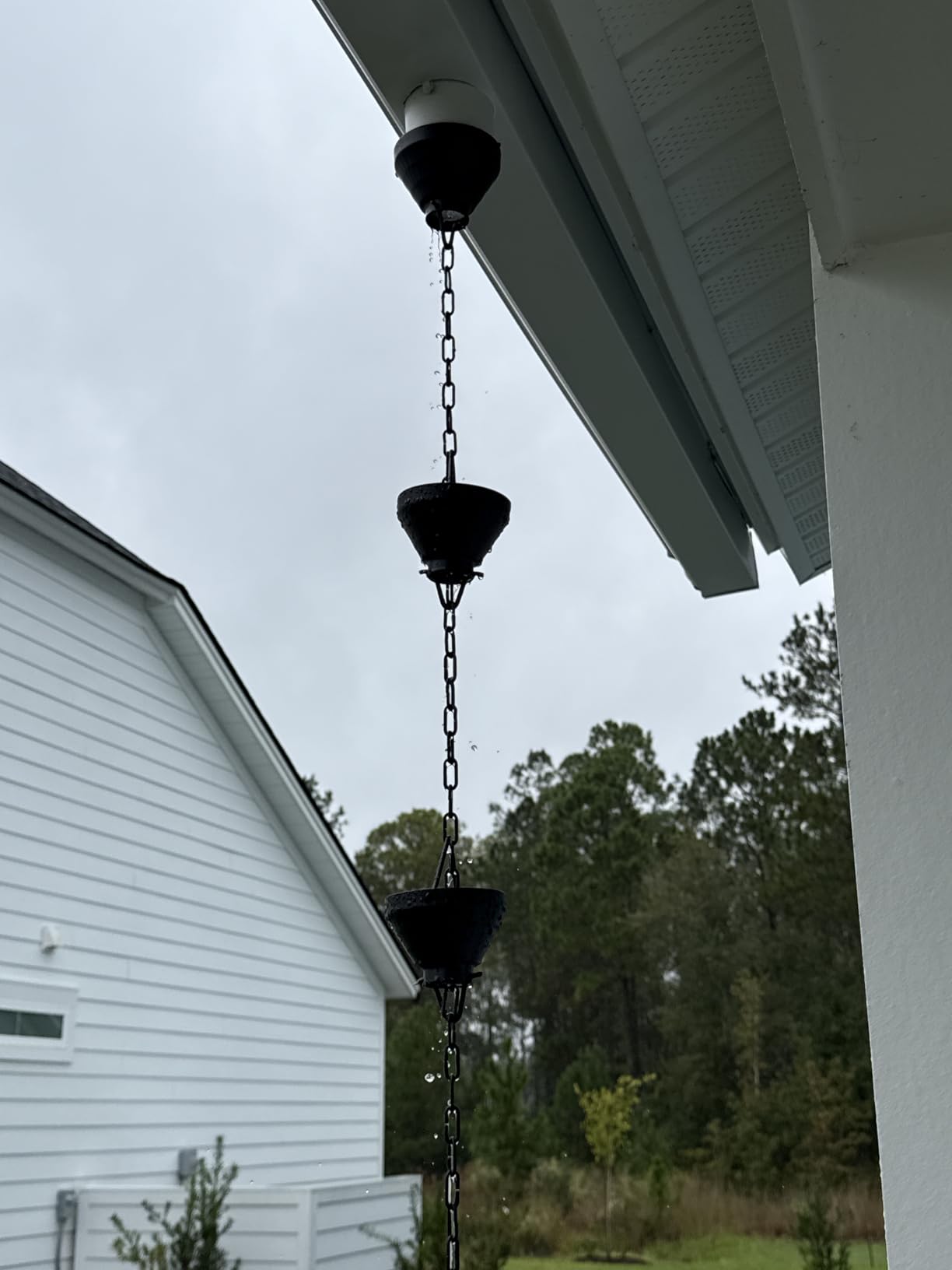 Monarch Rain Chains Pure Copper Siam Rain Chains for Gutters - 8.5 ft Decorative Rainchain Outdoor Durable Heavy Duty Gutter Chain Downspout Replacement, Modern Rainchains for Outside customer photo 2