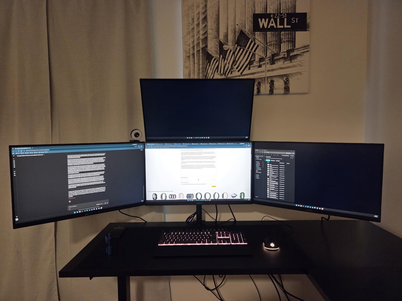 WALI Freestanding Vesa Monitor Stand for 13-32 inch Screens, up to 22 lbs | Single Monitor Stand for Desk, Full Motion with Height Adjustment, Tilt, Swivel, Rotation, VESA 75/100mm (MF001), Black customer photo 1