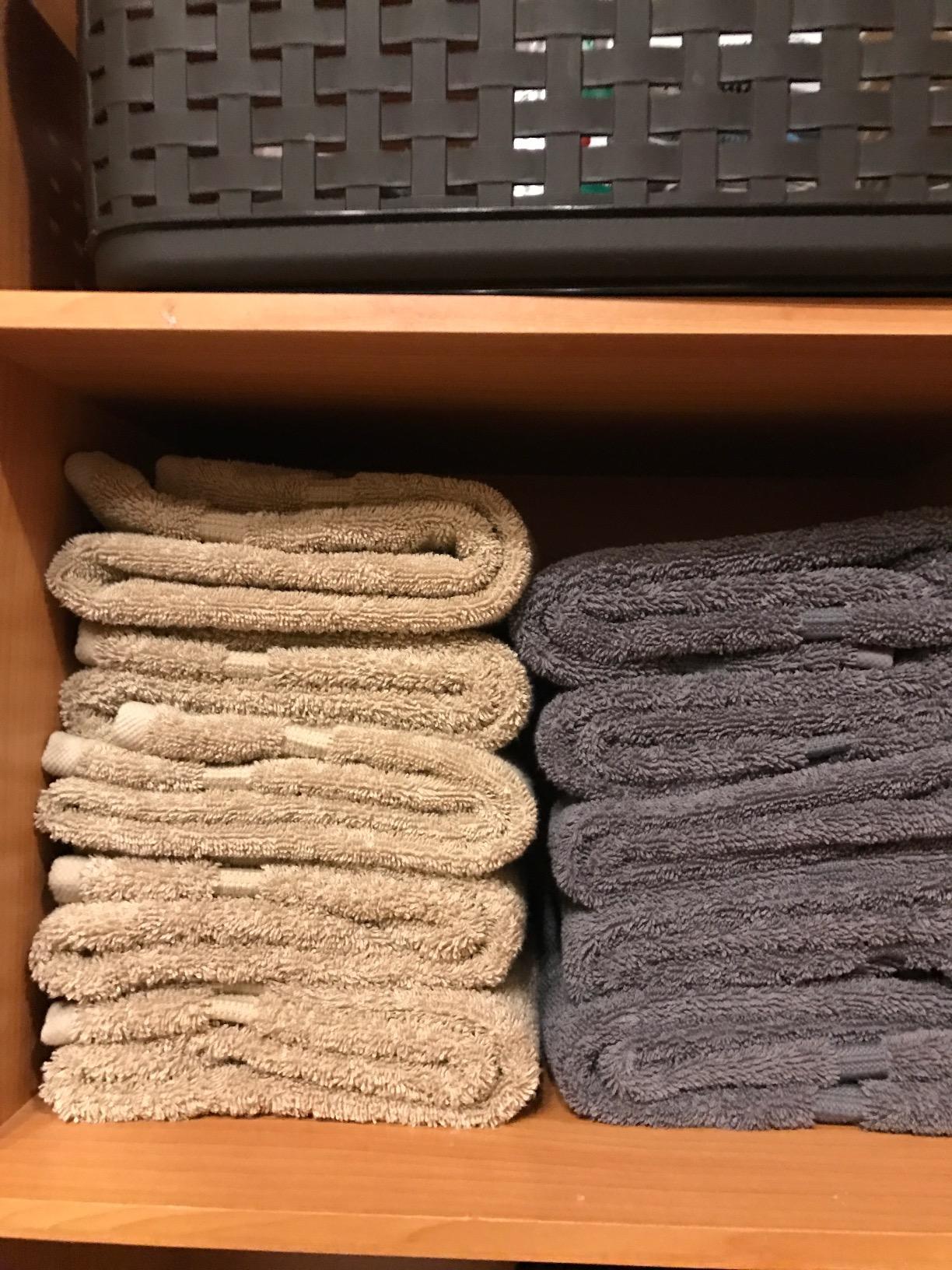 SALBAKOS 6-Piece 100% Turkish Cotton Hand Towels, 16x30 inch, Stone customer photo 1
