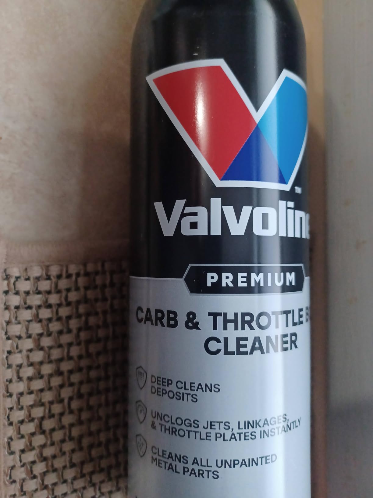 Valvoline Carb, Choke & Throttle Body Cleaner, 13 oz | Dissolves carbon, gum, and varnish to restore engine performance. customer photo 2