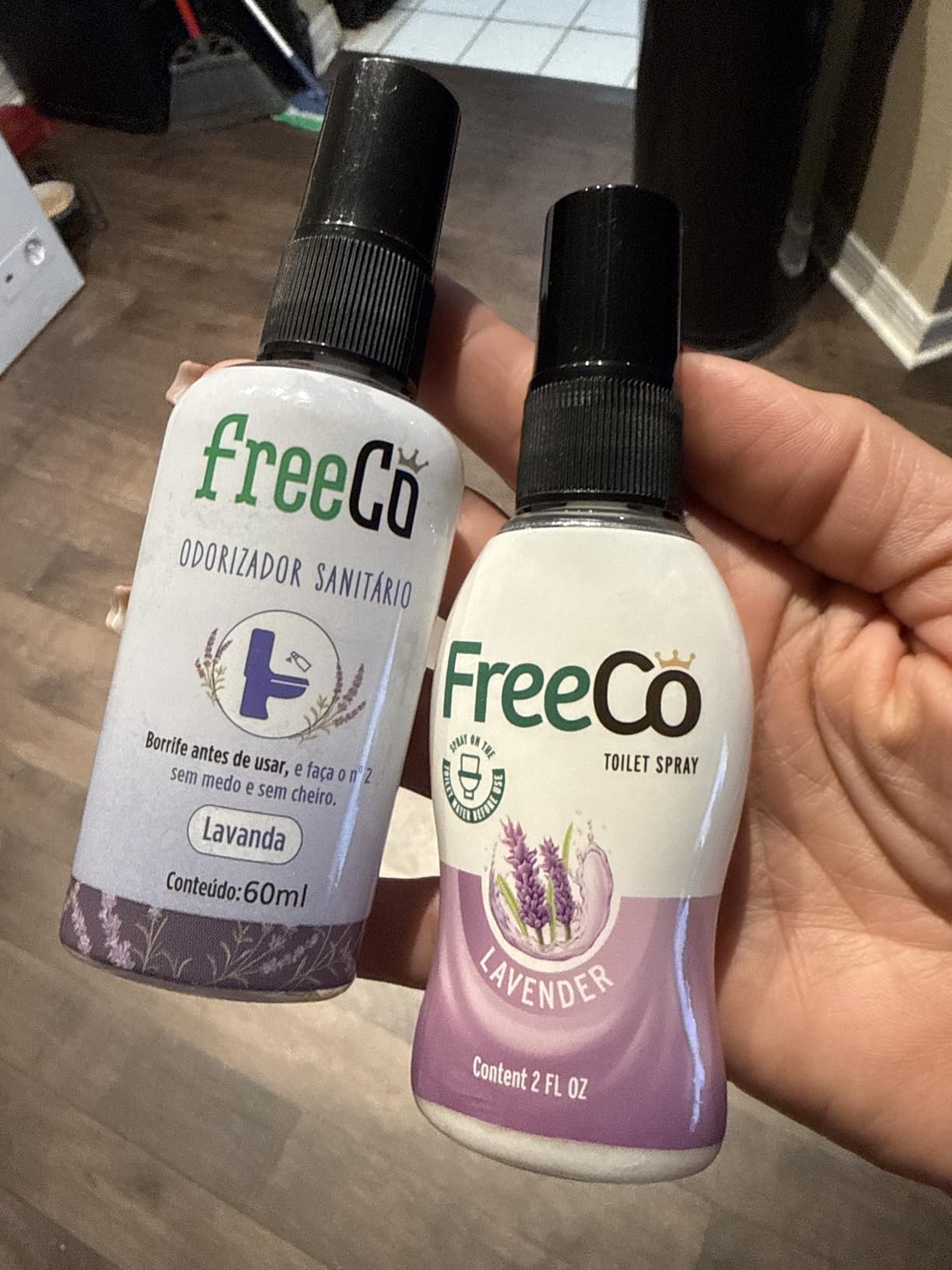 Freeco Before-you-go Toilet Spray | Stops odor Before it Begins with Essential Oils | Ideal for Home, Office, Public Spaces & Travel | 2 fl oz (1 Bottle), Original Citrus Scent customer photo 2