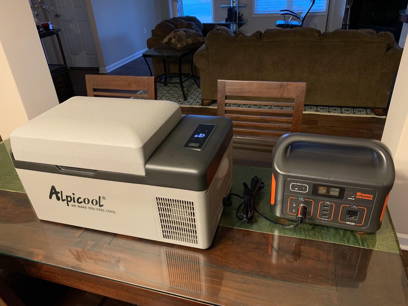 Alpicool C20 portable compressor fridge freezer 21Quart(20Liter) for car and home - 12V/24V DC and 110V AC customer photo 2