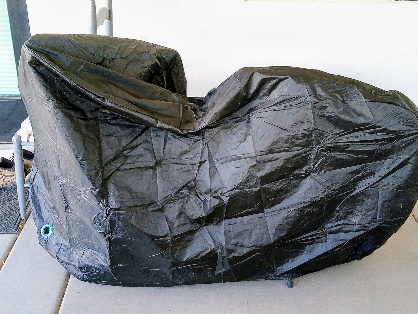 Puroma Bike Cover Waterproof Outdoor Bicycle Windproof Cover for 1-3 Bikes | Storage, Rain Sun UV Dust Resist, Ripstop, Lock-Hole, Lightweight, Elastic Band, Wheel Buckle, for Mountain Road Bike, E-Bike customer photo 2